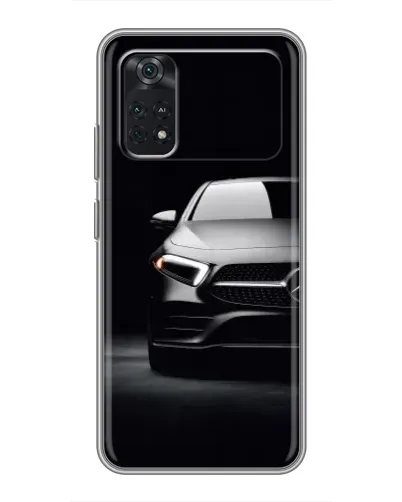 Чехол для Xiaomi POCO M4 Pro 4G с картинкой «Свет фар Mercedes»