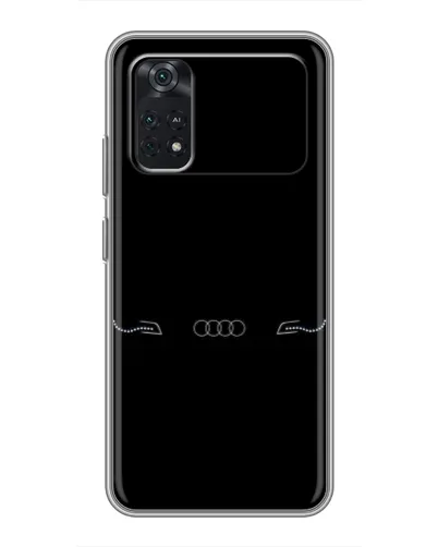 Чехол для Xiaomi POCO M4 Pro 4G с картинкой «Audi — световой подпись»