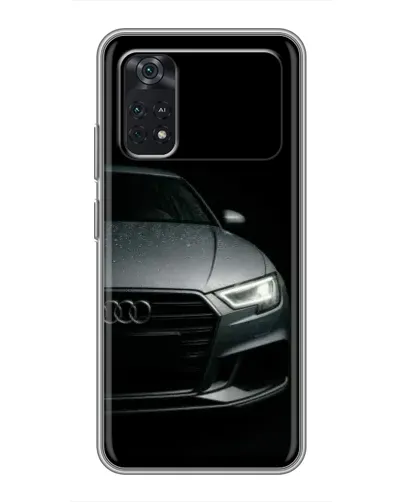 Чехол для Xiaomi POCO M4 Pro 4G с картинкой «Audi — детализация кузова»