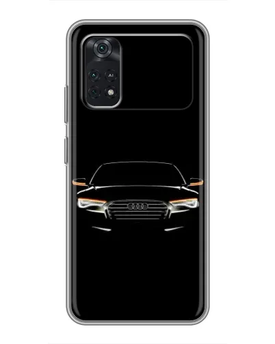 Чехол для Xiaomi POCO M4 Pro 4G с картинкой «Audi — ночной контур»