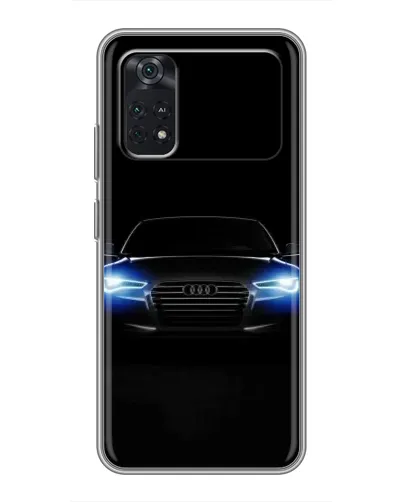 Чехол для Xiaomi POCO M4 Pro 4G с картинкой «Audi в неоне»