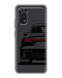 Чехол для Xiaomi POCO M4 Pro 4G с картинкой «Задняя часть Audi — арт»