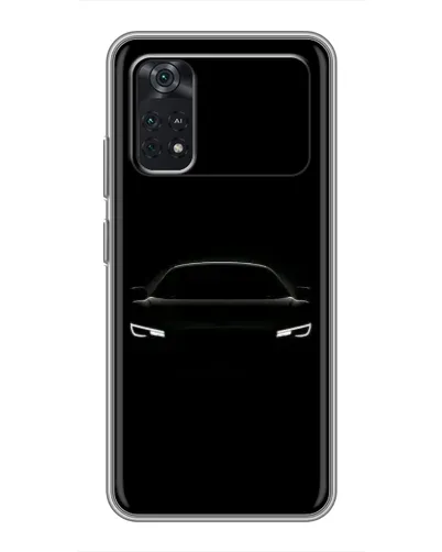 Чехол для Xiaomi POCO M4 Pro 4G с картинкой «Взгляд Audi в темноте»