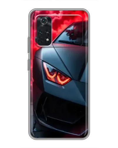 Чехол для Xiaomi POCO M4 Pro 4G с картинкой «Lamborghini красное сияние» Чехол для Xiaomi POCO M4 Pro 4G с картинкой «Lamborghini красное сияние»