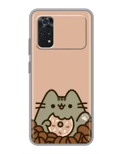 Чехол для Xiaomi POCO M4 Pro 4G с картинкой «Кофейный Пушин»