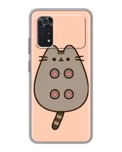 Чехол для Xiaomi POCO M4 Pro 4G с картинкой «Пушин пузиком кверху»