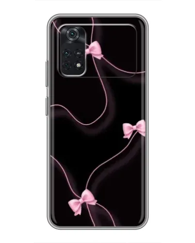 Чехол для Xiaomi POCO M4 Pro 4G с картинкой «Розовые ленты» Чехол для Xiaomi POCO M4 Pro 4G с картинкой «Розовые ленты»