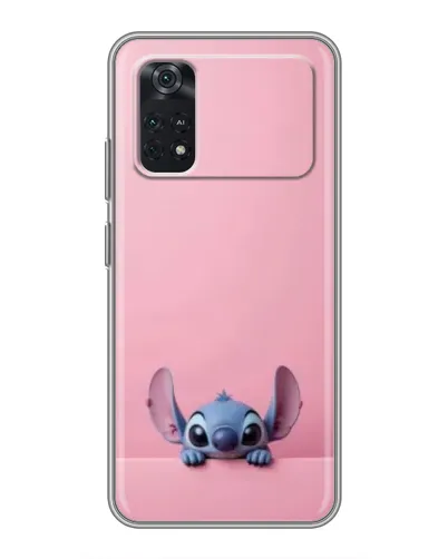 Чехол для Xiaomi POCO M4 Pro 4G с картинкой «Stitch выглядывает»