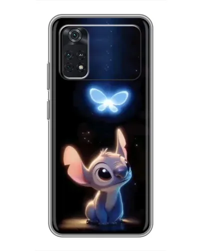 Чехол для Xiaomi POCO M4 Pro 4G с картинкой «Сияющий Стич»
