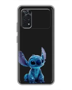 Чехол для Xiaomi POCO M4 Pro 4G с картинкой «Стич на черном» Чехол для Xiaomi POCO M4 Pro 4G с картинкой «Стич на черном»
