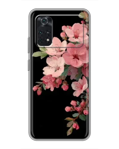 Чехол для Xiaomi POCO M4 Pro 4G с картинкой «Розовая ветка сакуры»