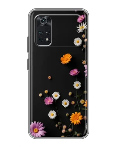Чехол для Xiaomi POCO M4 Pro 4G с картинкой «Цветочная композиция»