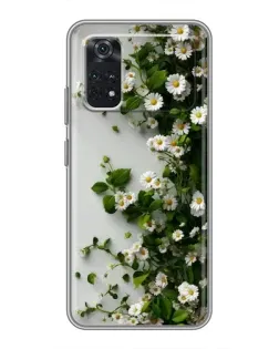 Чехол для Xiaomi POCO M4 Pro 4G с картинкой «Ветка мелких белых цветов» Чехол для Xiaomi POCO M4 Pro 4G с картинкой «Ветка мелких белых цветов»