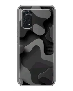 Чехол для Xiaomi POCO M4 Pro 4G с картинкой «Темный абстрактный камуфляж» Чехол для Xiaomi POCO M4 Pro 4G с картинкой «Темный абстрактный камуфляж»