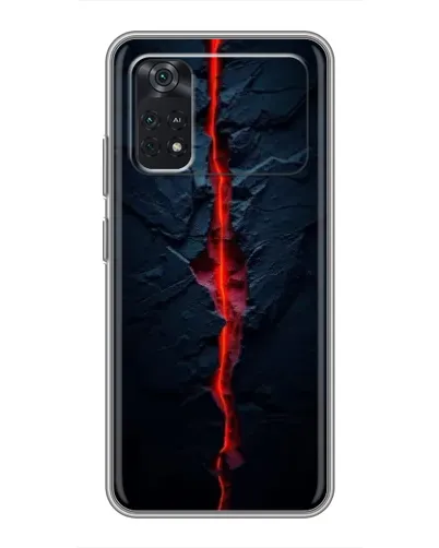Чехол для Xiaomi POCO M4 Pro 4G с картинкой «Kрасная лавовая трещина» Чехол для Xiaomi POCO M4 Pro 4G с картинкой «Kрасная лавовая трещина»