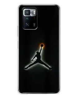 Чехол для Xiaomi POCO X3 GT с картинкой «Jordan Gradient Logo»