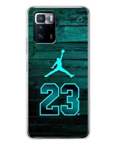 Чехол для Xiaomi POCO X3 GT с картинкой «Jordan Cyan 23» Чехол для Xiaomi POCO X3 GT с картинкой «Jordan Cyan 23»