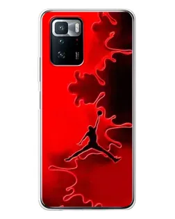 Чехол для Xiaomi POCO X3 GT с картинкой «Jordan Red Smoke»