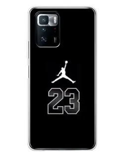 Чехол для Xiaomi POCO X3 GT с картинкой «Jordan Flight 23»