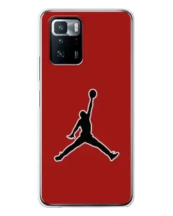 Чехол для Xiaomi POCO X3 GT с картинкой «Jordan Red Back»