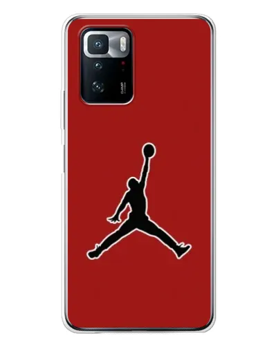Чехол для Xiaomi POCO X3 GT с картинкой «Jordan Red Back» Чехол для Xiaomi POCO X3 GT с картинкой «Jordan Red Back»