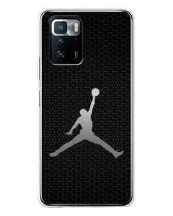 Чехол для Xiaomi POCO X3 GT с картинкой «Jordan Dark Carbon»