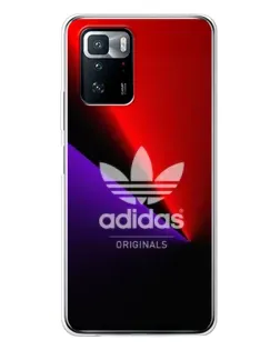 Чехол для Xiaomi POCO X3 GT с картинкой «Adidas Red Neon»