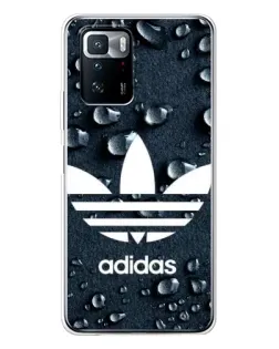 Чехол для Xiaomi POCO X3 GT с картинкой «Adidas Trefoil Blue»