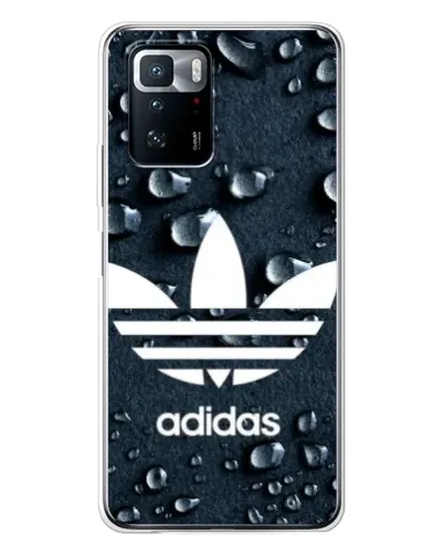 Чехол для Xiaomi POCO X3 GT с картинкой «Adidas Trefoil Blue»