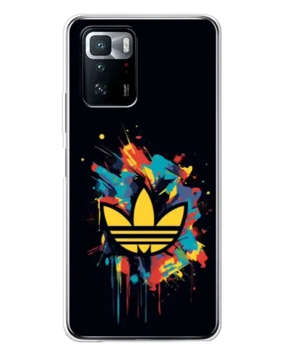 Чехол для Xiaomi POCO X3 GT с картинкой «Adidas Splash»