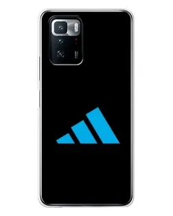 Чехол для Xiaomi POCO X3 GT с картинкой «Adidas Cyan Logo»