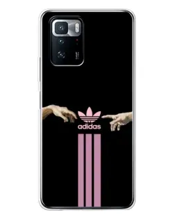 Чехол для Xiaomi POCO X3 GT с картинкой «Adidas Hands»
