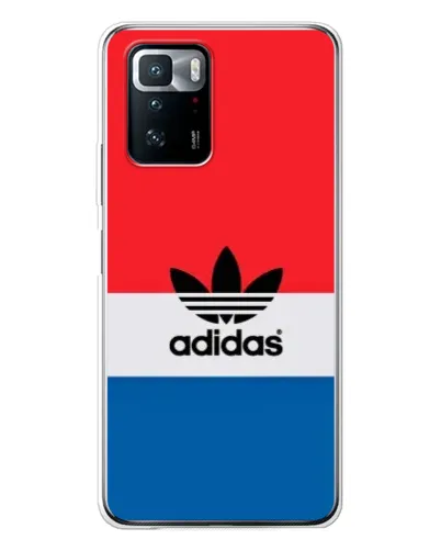Чехол для Xiaomi POCO X3 GT с картинкой «Ретро блоки Adidas»