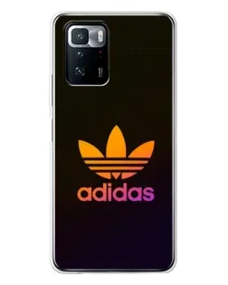 Чехол для Xiaomi POCO X3 GT с картинкой «Градиент Adidas»