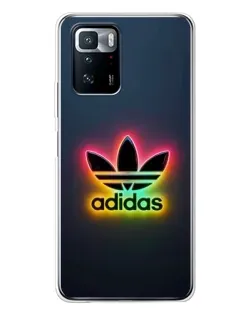 Чехол для Xiaomi POCO X3 GT с картинкой «Неоновый Adidas»