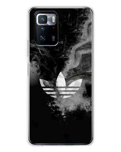 Чехол для Xiaomi POCO X3 GT с картинкой «Абстрактный дым Adidas»