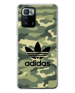 Чехол для Xiaomi POCO X3 GT с картинкой «Милитари стиль Adidas»