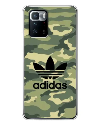 Чехол для Xiaomi POCO X3 GT с картинкой «Милитари стиль Adidas»