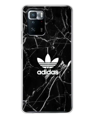 Чехол для Xiaomi POCO X3 GT с картинкой «Белый мрамор Adidas»