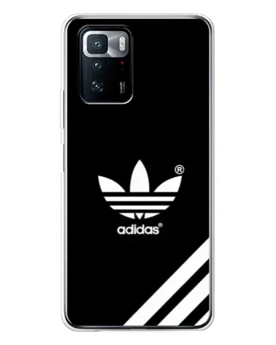 Чехол для Xiaomi POCO X3 GT с картинкой «Adidas с диагональными полосами»