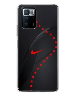 Чехол для Xiaomi POCO X3 GT с картинкой «Абстрактный дизайн Nike»