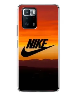 Чехол для Xiaomi POCO X3 GT с картинкой «Nike — вечерний горизонт»