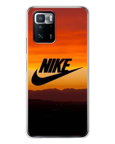 Чехол для Xiaomi POCO X3 GT с картинкой «Nike — вечерний горизонт»