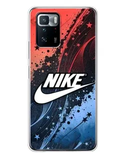 Чехол для Xiaomi POCO X3 GT с картинкой «Градиентный принт Найк»