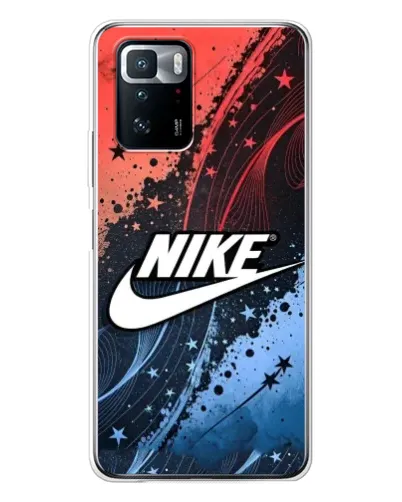 Чехол для Xiaomi POCO X3 GT с картинкой «Градиентный принт Найк»
