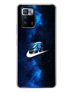 Чехол для Xiaomi POCO X3 GT с картинкой «Звездный путь Nike»