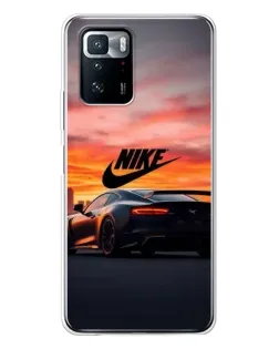 Чехол для Xiaomi POCO X3 GT с картинкой «Nike и суперкар»
