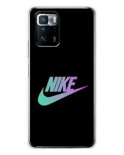 Чехол для Xiaomi POCO X3 GT с картинкой «Nike — городская ночь»