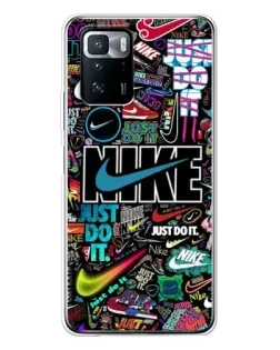 Чехол для Xiaomi POCO X3 GT с картинкой «Яркий коллаж Nike» Чехол для Xiaomi POCO X3 GT с картинкой «Яркий коллаж Nike»