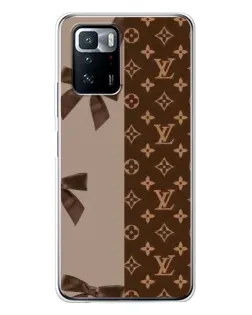Чехол для Xiaomi POCO X3 GT с картинкой «Louis Vuitton — банты»